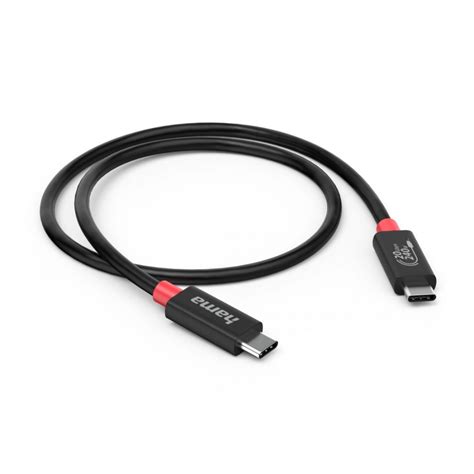 Cablu HAMA USB C E Marker USB4 Gen2 20 Gbit S 5 A 240 W 2 00 M