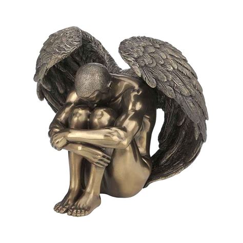 Figura Angel Desnudo Medidas 13 Cm X 11 Cm X 14 Cm Material Resina