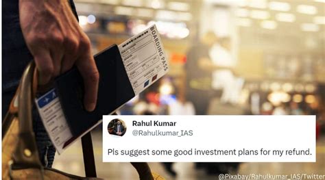 Man Shares What He Got As Refund On Cancelling Flight Ticket Leaves