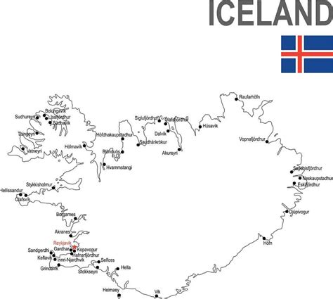 El Pais De Hielo Islandia En Mapas Para Descargar Imprimir Aprender