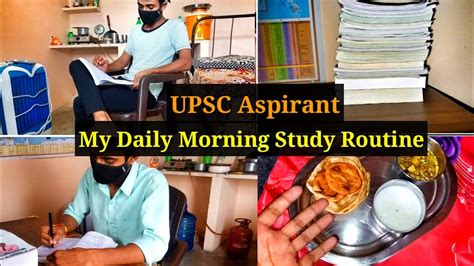 Upsc Study Vlog A Day In The Life Of Upsc Aspirant Rohitaspirant