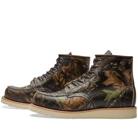 Red Wing 8884 Heritage Work 6 Moc Toe Boot Real Tree End Us