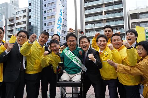 【東京15区】「誰も取り残されない社会をつくる」乙武ひろただ候補が玉木代表とカメイドクロック前で街頭演説 新・国民民主党 つくろう