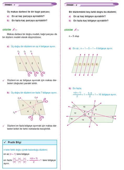 Geometrik Temel Kavramlar Soru Matematik Kitap Z Mleri Matematik