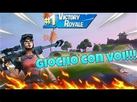 LIVE FORTNITE ITA GIOCO CON VOI PROVINI TEAM YouTube