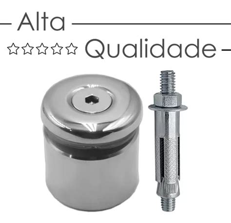 Prolongador Botton Aço Inox 304 guarda corpo Kit C 2 MercadoLivre