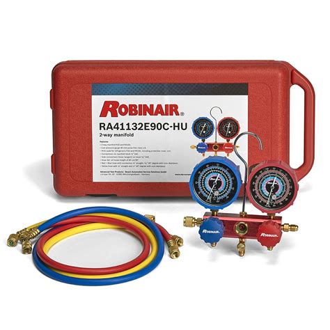 Robinair Ra 41132e90c 2 Way Manifold R32410a Hvactools Australia