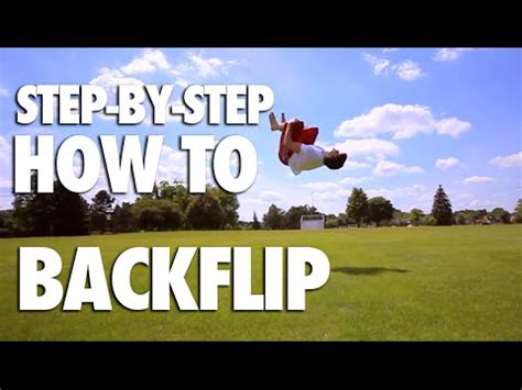 How To Backflip - Tutorial - YouTube