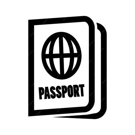 Premium Vector Passport Icon