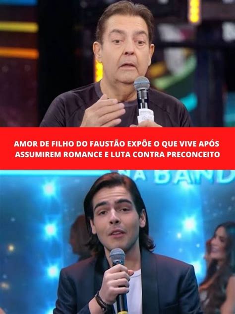 Amor de filho do Faustão expõe o que vive após assumirem romance TV Foco