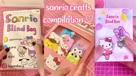 Sanrio Crafts Compilation Sanriolve Youtube