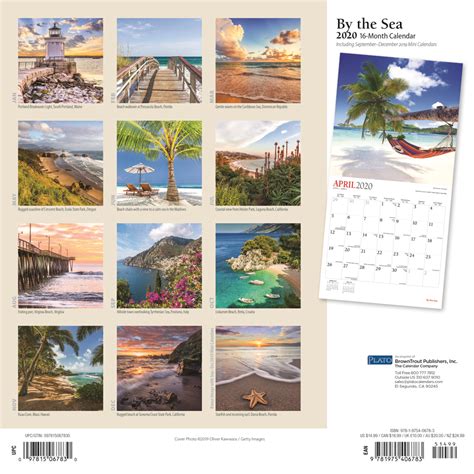 By The Sea 2020 Square Wall Calendar By Plato Plato Calendars