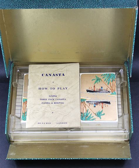 Lot - Vintage 'Canasta' Card Set circa 1940s, as new