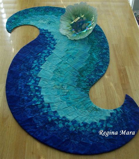 Spiral Bargello Table Quilts Quilted Table Runners Quilting Techniques