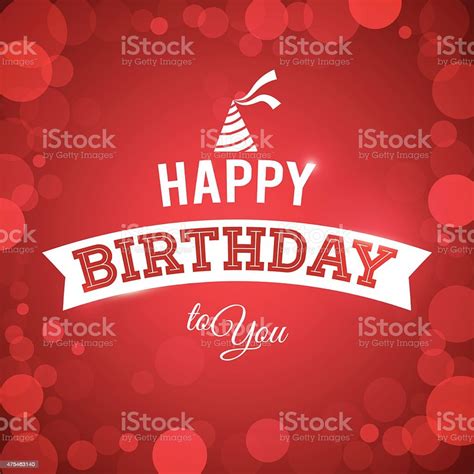 Happy Birthday Colorful Card Design Stock Illustration Download Image Now 2015 Announcement