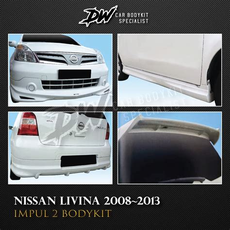 Nissan Livina Impul Bodykit Fullset Parts Shopee Malaysia