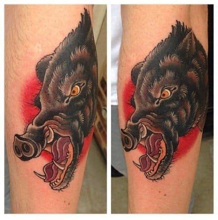 Details 76+ japanese boar tattoo - in.cdgdbentre