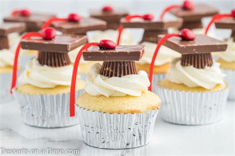 Graduation Cupcakes Desserts On A Dime