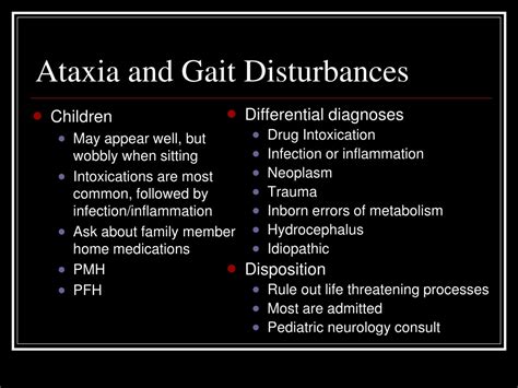 Ppt Ataxia And Gait Disturbances Powerpoint Presentation Free