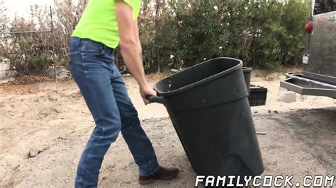 Inked Stud Barebacks Gay Stepson Before Creampie