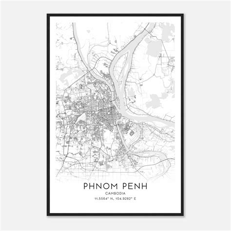 Phnom Penh Custom Maps And Posters