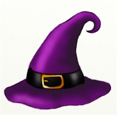 Easy Witch Hat Drawing