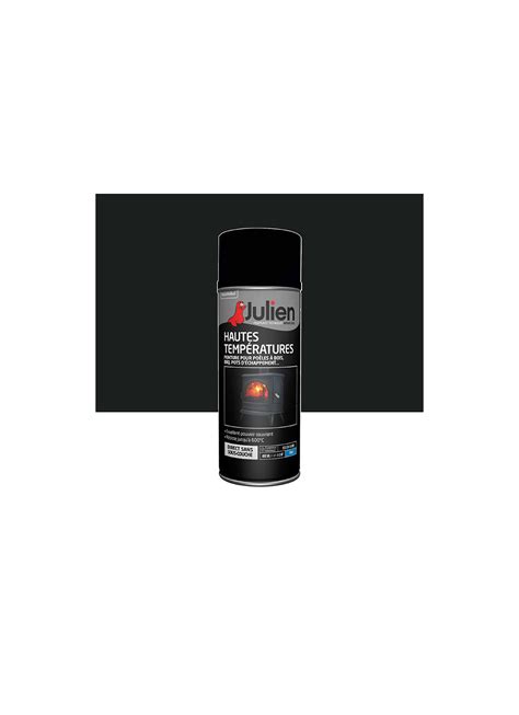 Aérosol multi supports haute température 400ml Noir mat