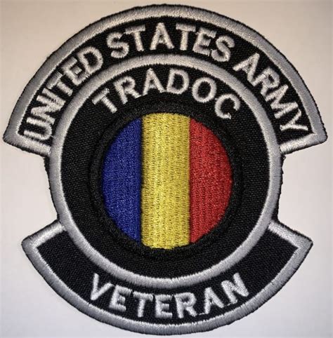 Tradoc Training And Doctrine Command Veteran Patch Decal Patch Co