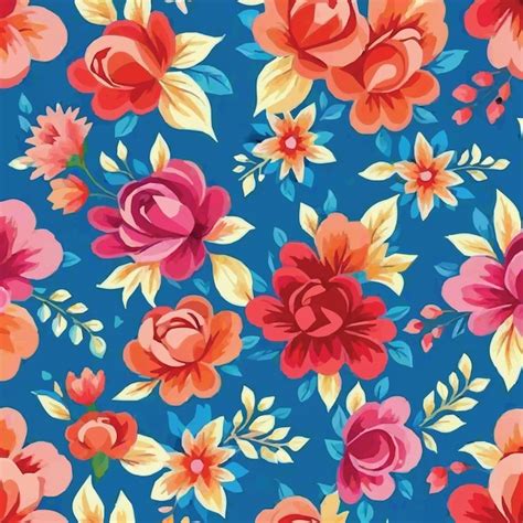 Fundo Floral Vetor Premium