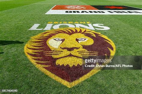 Grass Signage Is Seen Before The 2023 Aflw Grand Final Match Between News Photo Getty Images