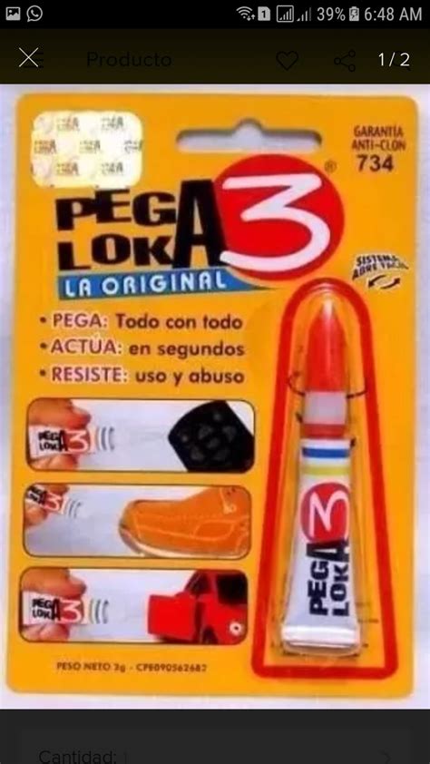 Pega Loca Original Bs 3000 En Mercado Libre