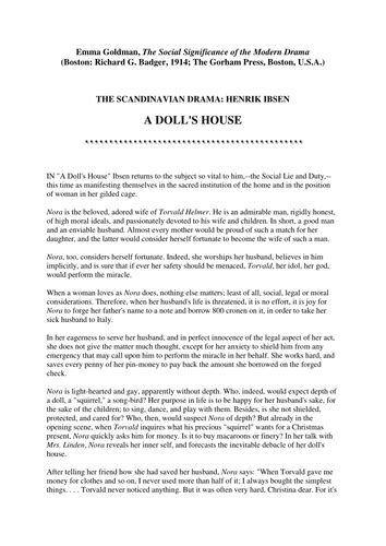 A Doll's House - Notes | Teaching Resources