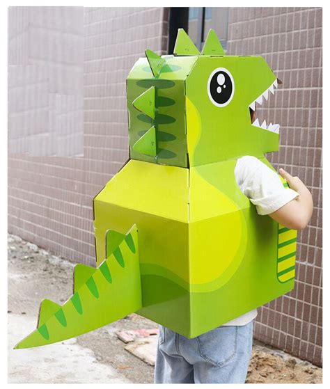 Dinosaur Cardboard Costume Au