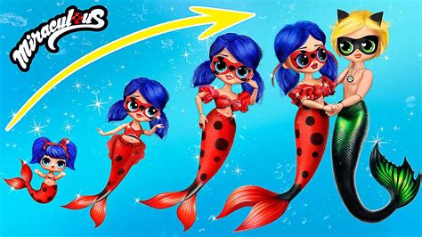 Ladybug Sirena Creciendo Manualidades Para Mu Ecas Lol Omg Youtube