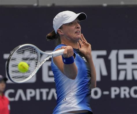 Wta W Pekinie Iga Wi Tek Awansowa A Do Kolejnej Rundy B Dzie