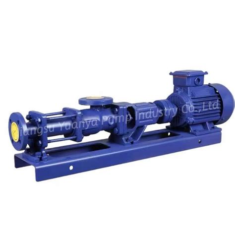 Horizontal Mono Screw Progressive Cavity Pump Liquid Helical Rotor