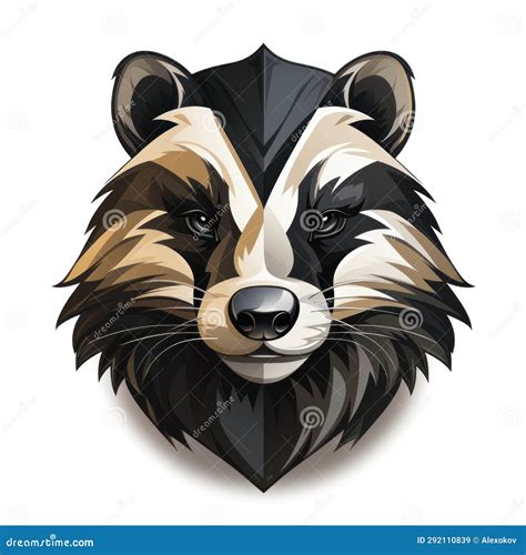 Badger Logo Design In Circle, Vector Graphics | CartoonDealer.com ...