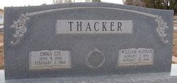 William Nathan Thacker 1896 1980 Mémorial Find a Grave