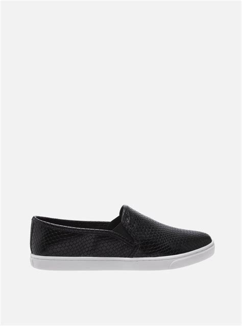 Tênis Slip On Snake Preto Arezzo