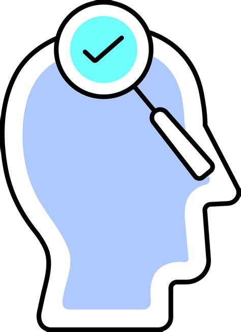 Brain Examine Icon In Blue Color. 24950809 Vector Art at Vecteezy