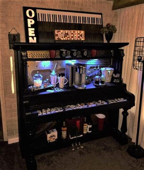 Piano Coffee Bar Coffee Bar Design Piano Decor Old Pianos