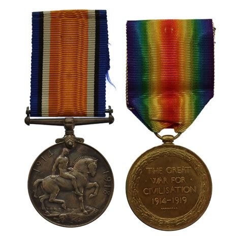 Ww British War Victory Medal Pair With Boxes Of Issue A M C