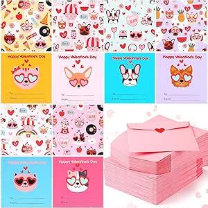 Amazon Sayglossy Sets Valentine S Day Cards Assortment For