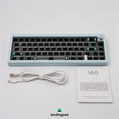 wireless aluminum gasket mount  keyboard barebones kit