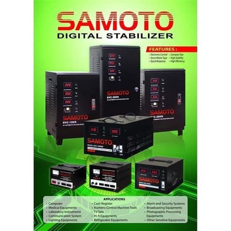 Jual Stabilizer Samoto Stabiliser 2000 VA Stavol Listrik SMT Svc Avr