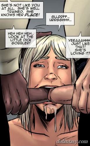 Busty Blonde Girl Deep Troated By Big BDSM Art Collection Pic