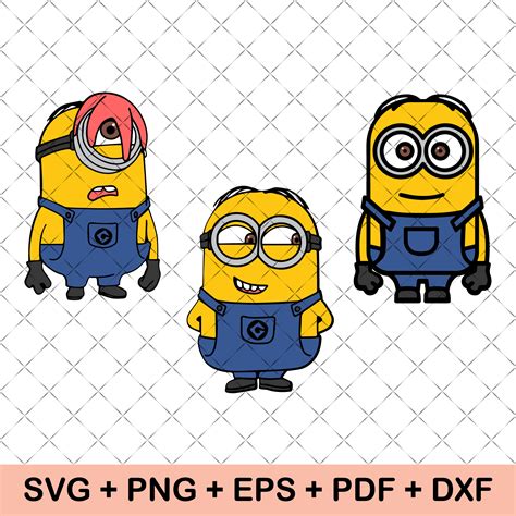 Minions Svg Bundle Minions Png Despicable Svg Layered Svg Inspire