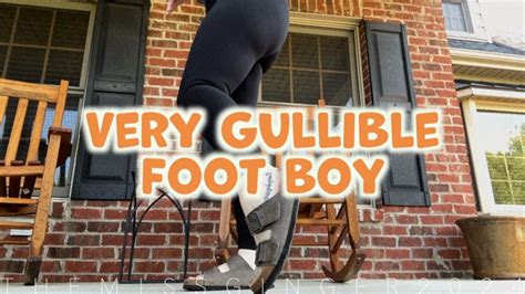 Very Gullible Foot Boy PORNMEKA