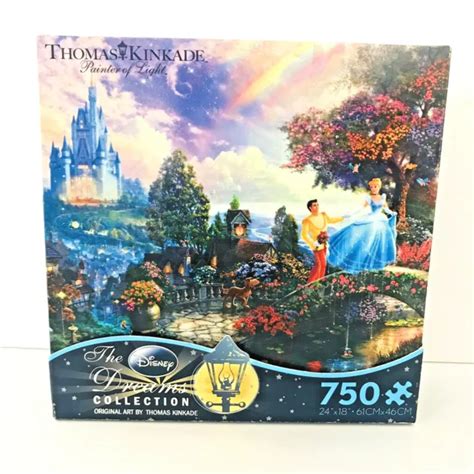 DISNEY THOMAS KINKADE Cinderella Wishes Upon A Dream 750 Pc Puzzle 6