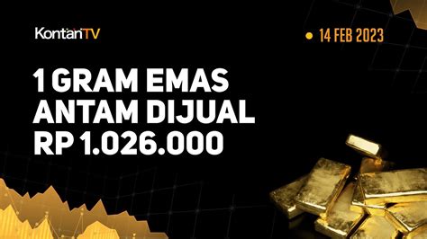 Harga Emas Hari Ini Gram Logam Mulia Antam Dijual Rp